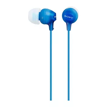 Sony EX15AP in-ear-hoofdtelefoon, bedraad, 8–22000 Hz, gesprekken/muziek, 3 g, headset, blauw