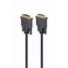 GEMBIRD DVI-D naar DVI-D kabel 2,0 m gegoten met lange schroeven (bulkverpakking)