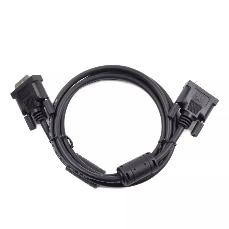GEMBIRD DVI-D naar DVI-D kabel 2,0 m gegoten met lange schroeven (bulkverpakking)