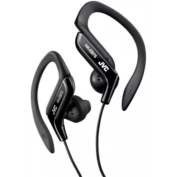JVC HA-EB75 Sports bedraad zwart, bedraad, 16 - 20000 Hz, muziek, 21.1 g, hoofdtelefoon, zwart