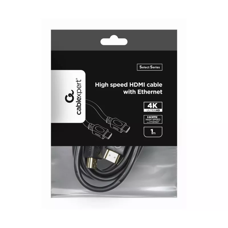 GEMBIRD High-Speed HDMI-kabel met ethernet - Select-serie 1 m