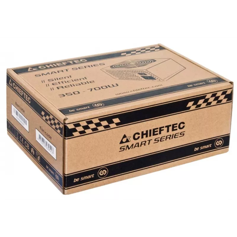 Chieftec Smart GPS-600A8 voeding 600 W 20+4 pin ATX ATX zwart