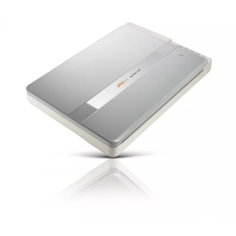 Plustek OpticSlim 1180 flatbedscanner 1200 x 1200 DPI A3 zilver, wit