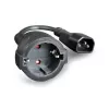 GEMBIRD stroomadapterkabel (C14 stekker naar Schuko bus)