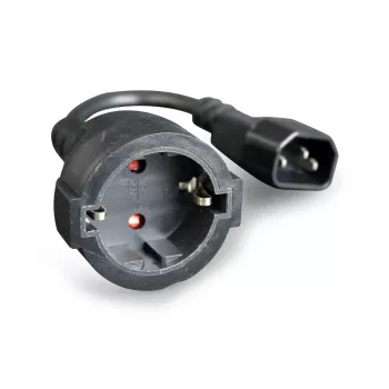 GEMBIRD stroomadapterkabel (C14 stekker naar Schuko bus)