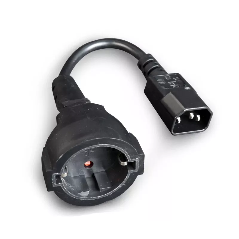 GEMBIRD stroomadapterkabel (C14 stekker naar Schuko bus)