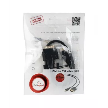 GEMBIRD HDMI-naar-DVI-kabel (Single Link) 0,5 m