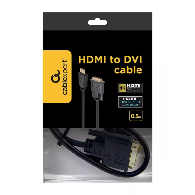 GEMBIRD HDMI-naar-DVI-kabel (Single Link) 0,5 m