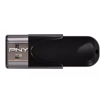 PNY Attache 4 2.0 - 8GB USB-stick - USB 2.0 - schrijven 8 MB/s lezen 25 MB/s