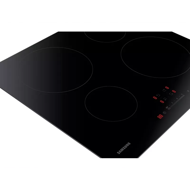 Samsung NZ64H37070K zwart inbouw-inductiekookplaat 4 zones