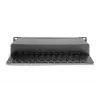 DIGITUS DN-91612S 10 inch 12-poorts Cat6 Class E afgeschermd patchpaneel, 1U, zwart RAL 9005
