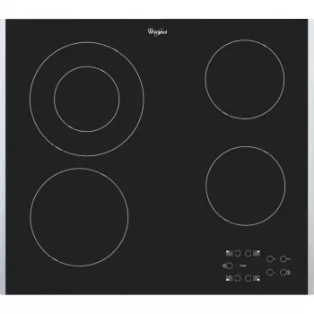 Whirlpool AKT 8130 BA zwart inbouwkeramische kookplaat 4 zones