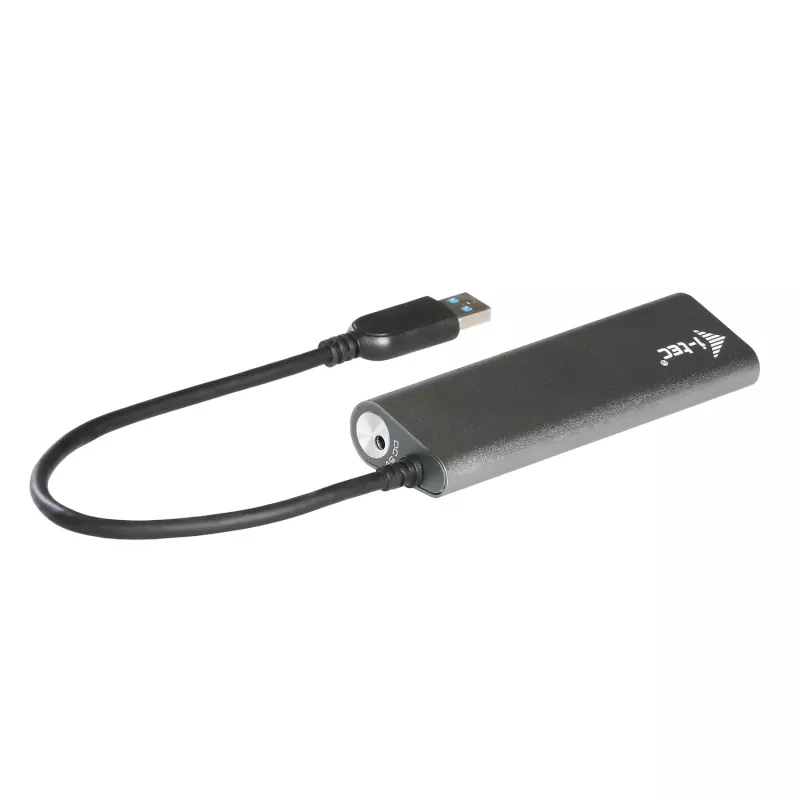 USB-hub i-tec Metal Superspeed USB 3.0 4-poorts hub 5000 Mbit/s grijs