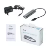 USB-hub i-tec Metal Superspeed USB 3.0 4-poorts hub 5000 Mbit/s grijs