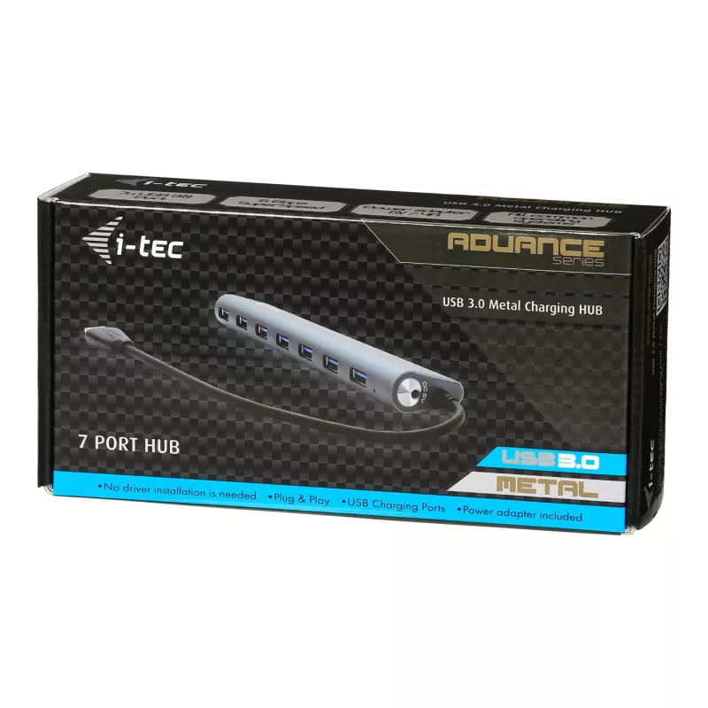 i-tec Metal Superspeed USB 3.0 7-poorts hub
