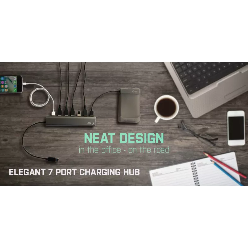 i-tec Metal Superspeed USB 3.0 7-poorts hub