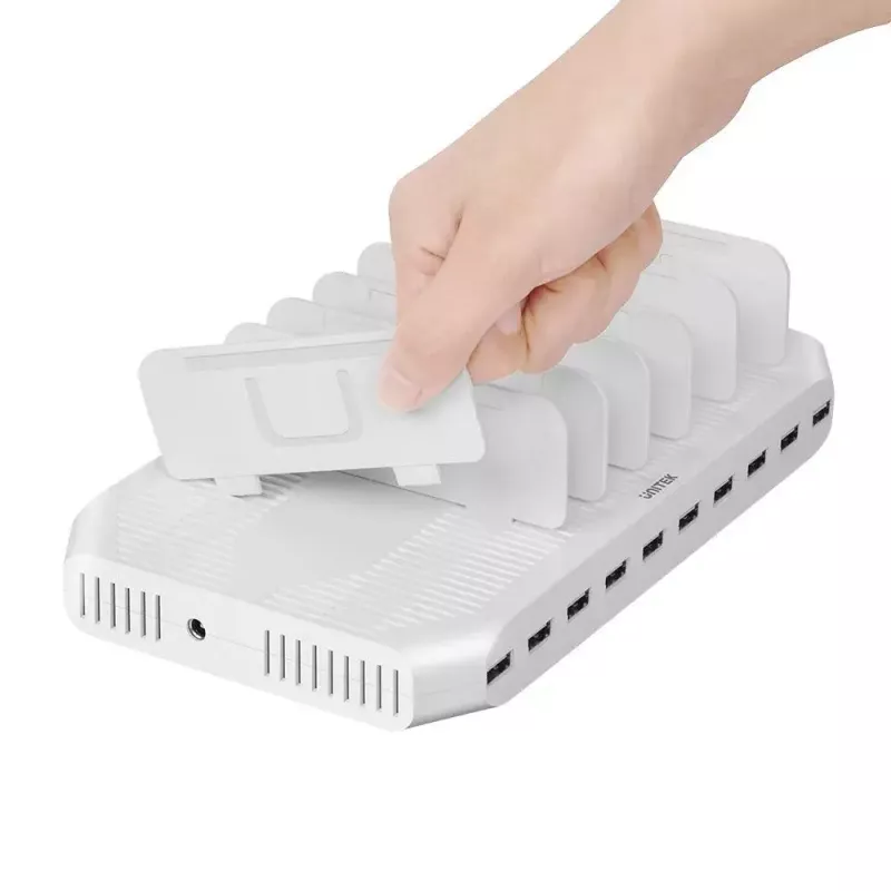 Universele oplader UNITEK Y-2172 mobiel apparaat wit AC auto binnen