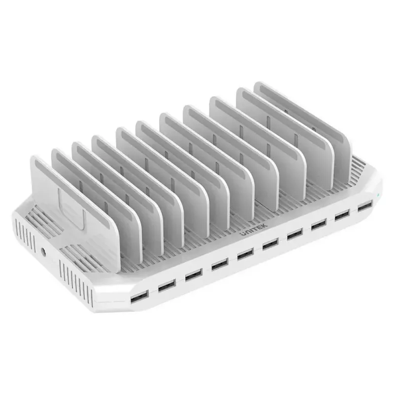 Universele oplader UNITEK Y-2172 mobiel apparaat wit AC auto binnen