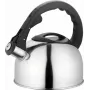 Lamart Lumier LT 7004 fluitketel voor op het fornuis, 2 l, roestvrij staal, geschikt voor inductie en gas, Inox