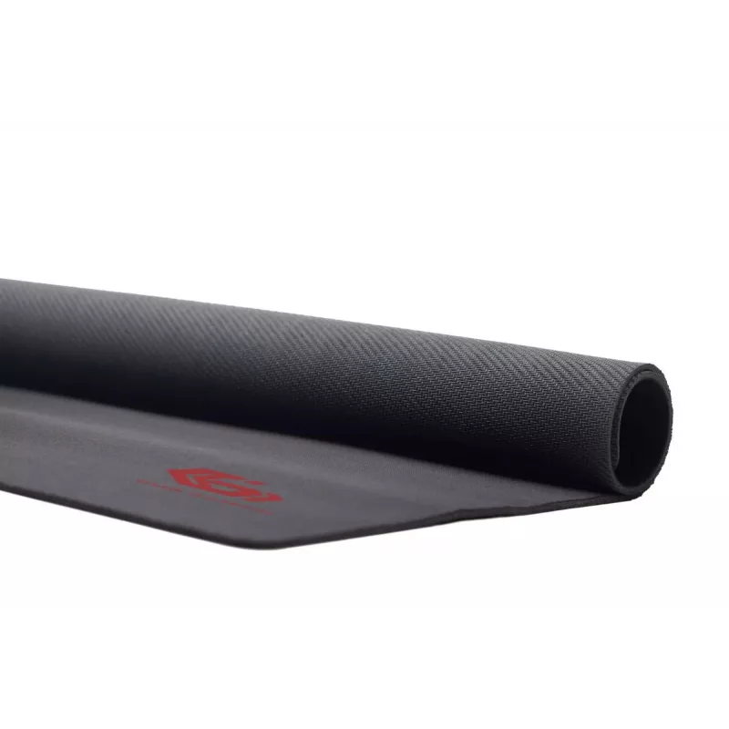 Gaming-muismat GEMBIRD MP-GAME-S — 250×200 mm, 3 mm, zwart, stof/rubber met polssteun