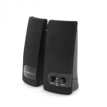 2-weg luidspreker ESPERANZA EP119, 2.0 kanalen, 6 W RMS, 4 Ω, bedraad, 3,5 mm & USB, tafelopstelling