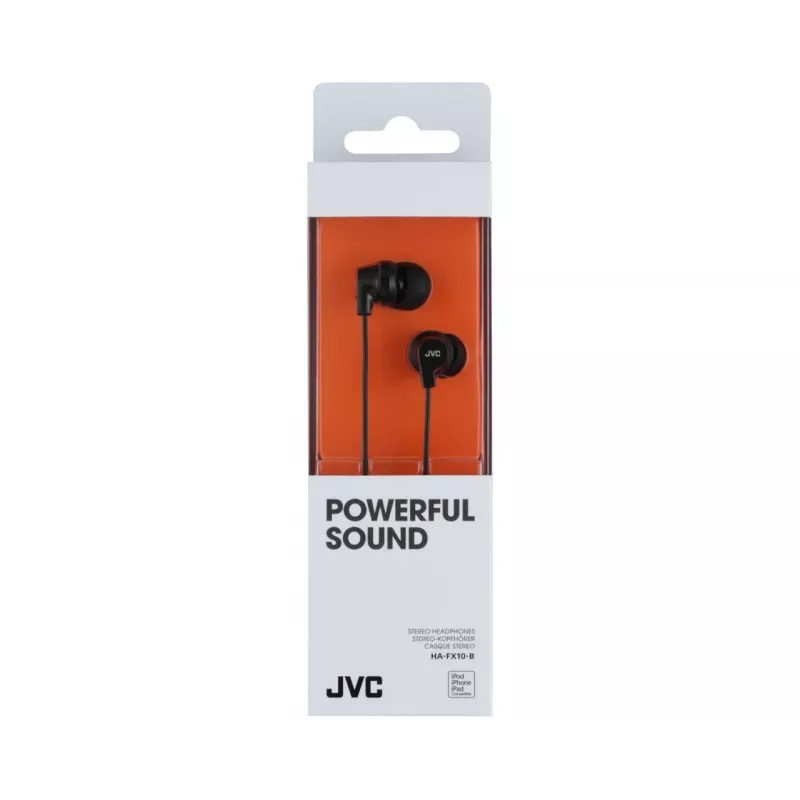 JVC HA-FX10-B-E kleurrijke in-ear-koptelefoon