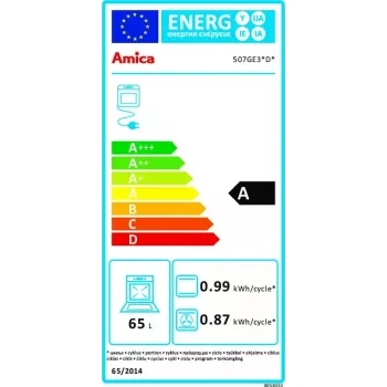 Vrijstaand fornuis Amica 57GE3.43HZpTaDNAQ(W)