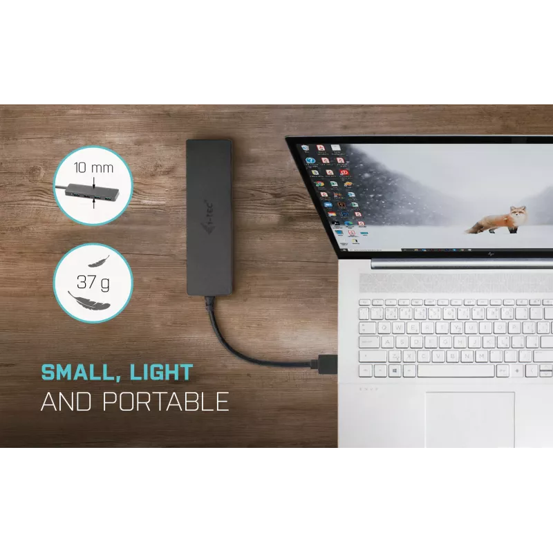 USB-hub i-tec Advance USB 3.0 slank passief HUB 4 poorten