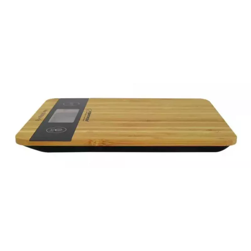 Elektronische keukenweegschaal ESPERANZA EKS005 — 5 kg capaciteit, 1 g nauwkeurigheid, bamboe platform