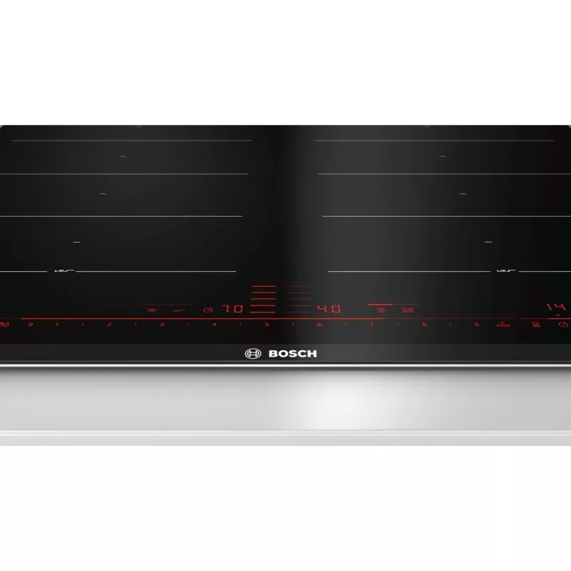 Bosch PXX675DC1E kookplaat zwart, RVS inbouw inductiekookplaat 4 zone(s)