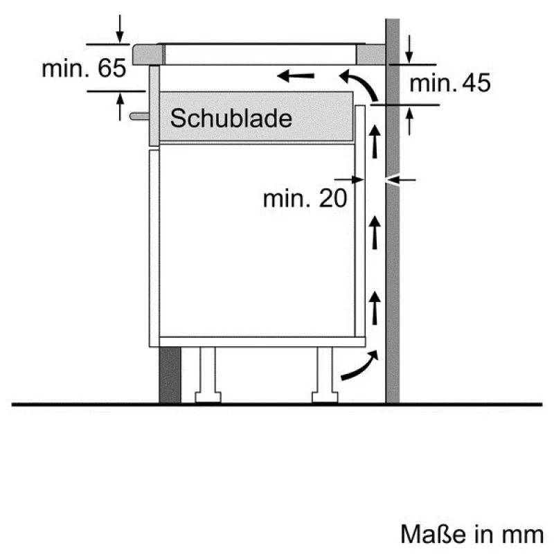 Bosch PXX675DC1E kookplaat zwart, RVS inbouw inductiekookplaat 4 zone(s)