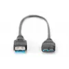 DIGITUS USB 3.0-kabel USB A - Micro USB B (ak-300117-003-s)