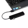i-tec Advance USB 3.0 slanke HUB 3 poort Gigabit Ethernet-adapter zwart