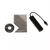 i-tec Advance USB 3.0 slanke HUB 3 poort Gigabit Ethernet-adapter zwart