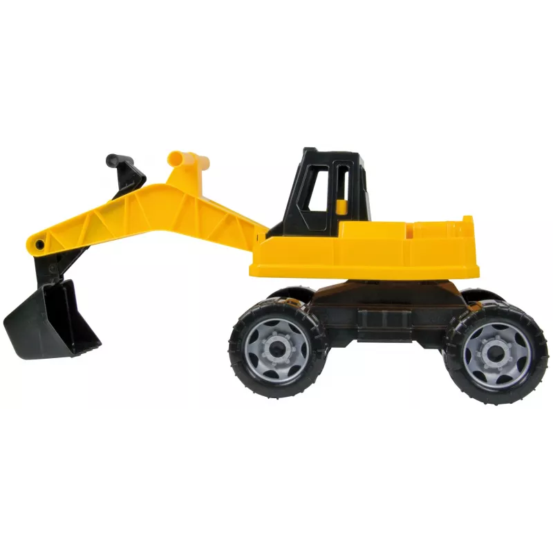 Lena GIGA TRUCKS graafmachine, graafmachine, 3 jaar, kunststof, zwart, geel