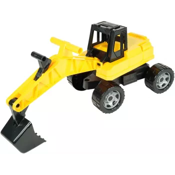 LENA GIGA TRUCKS 02047 graafmachine zwart-geel