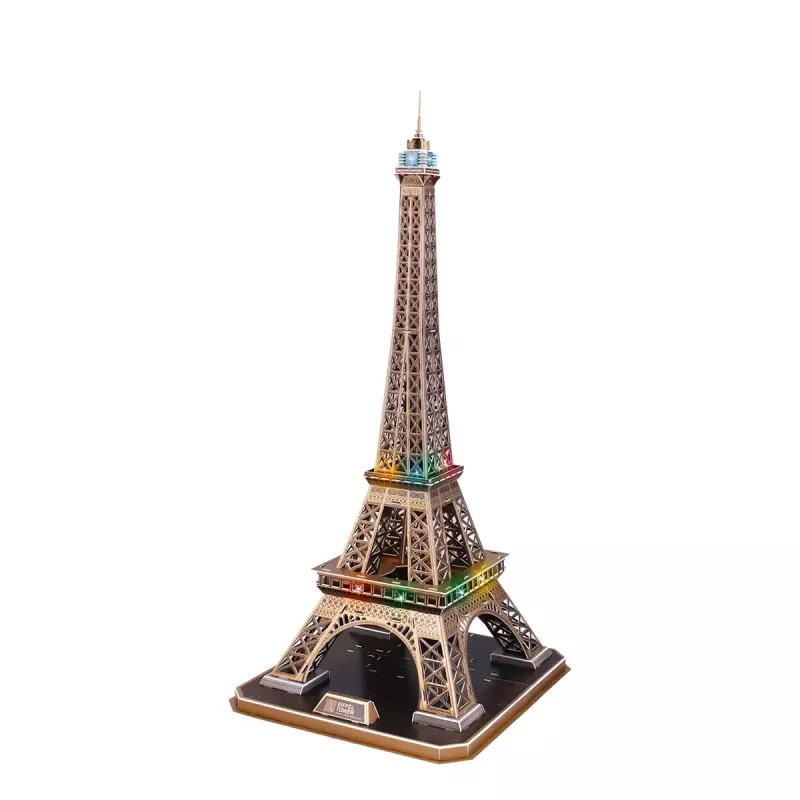 3D-puzzel CubicFun Eiffeltoren LED