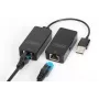 DIGITUS USB-extender USB 2.0 voor gebruik met Cat5/5e/6-kabel (UTP STP of SFT) tot 50 m