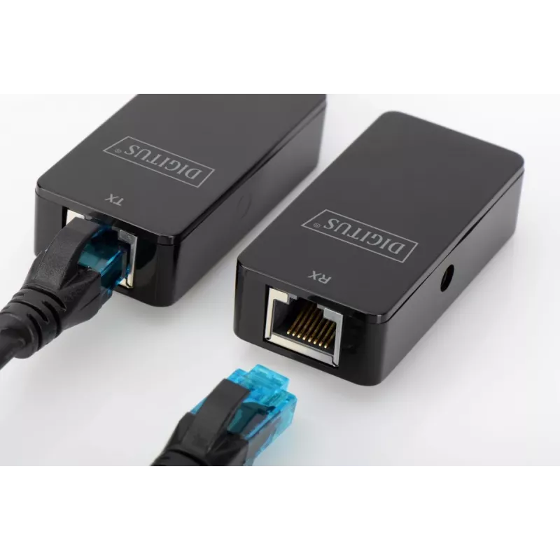 DIGITUS USB-extender USB 2.0 voor gebruik met Cat5/5e/6-kabel (UTP STP of SFT) tot 50 m