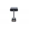 DIGITUS HDMI-naar-VGA-converteradapter type A - VGA (D-Sub)-aansluiting, 3,5mm-audiobus zwart