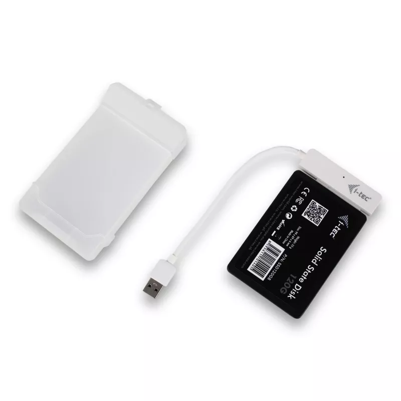 HDD/SSD-behuizing i-tec MySafe USB 3.0 Easy 2,5 inch externe behuizing – wit