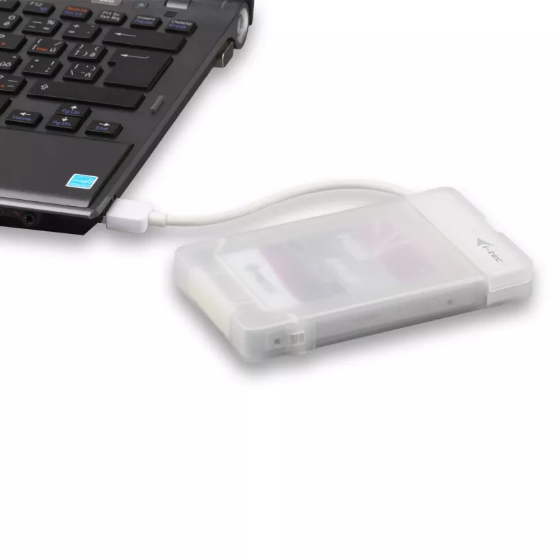 HDD/SSD-behuizing i-tec MySafe USB 3.0 Easy 2,5 inch externe behuizing – wit