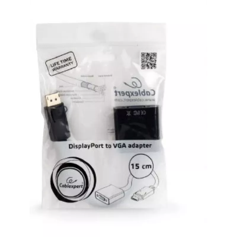 GEMBIRD DisplayPort 1.1 naar VGA adapterkabel 15cm