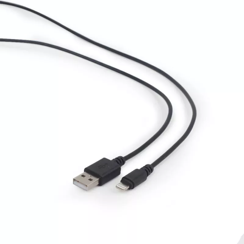 GEMBIRD USB-naar-Apple-Lightning-sync- en oplaadkabel, 2m - zwart