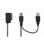GEMBIRD externe USB-naar-SATA-adapter voor slanke SATA-SSD, DVD