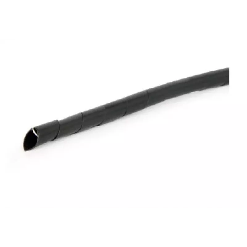 GEMBIRD 12mm spiraal-kabelhuls, 10 m – zwart