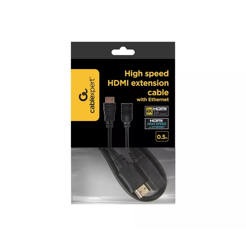 GEMBIRD High-Speed HDMI-verlengkabel met Ethernet, 50 cm