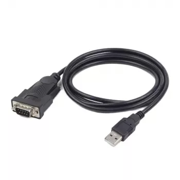GEMBIRD USB naar DB9M RS232 PL2303TA converter zwart - 1,5 m