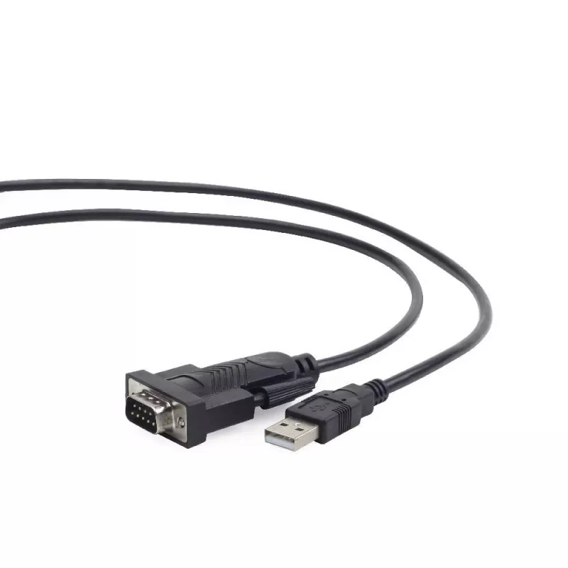 GEMBIRD USB naar DB9M RS232 PL2303TA converter zwart - 1,5 m