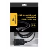 GEMBIRD USB naar DB9M RS232 PL2303TA converter zwart - 1,5 m
